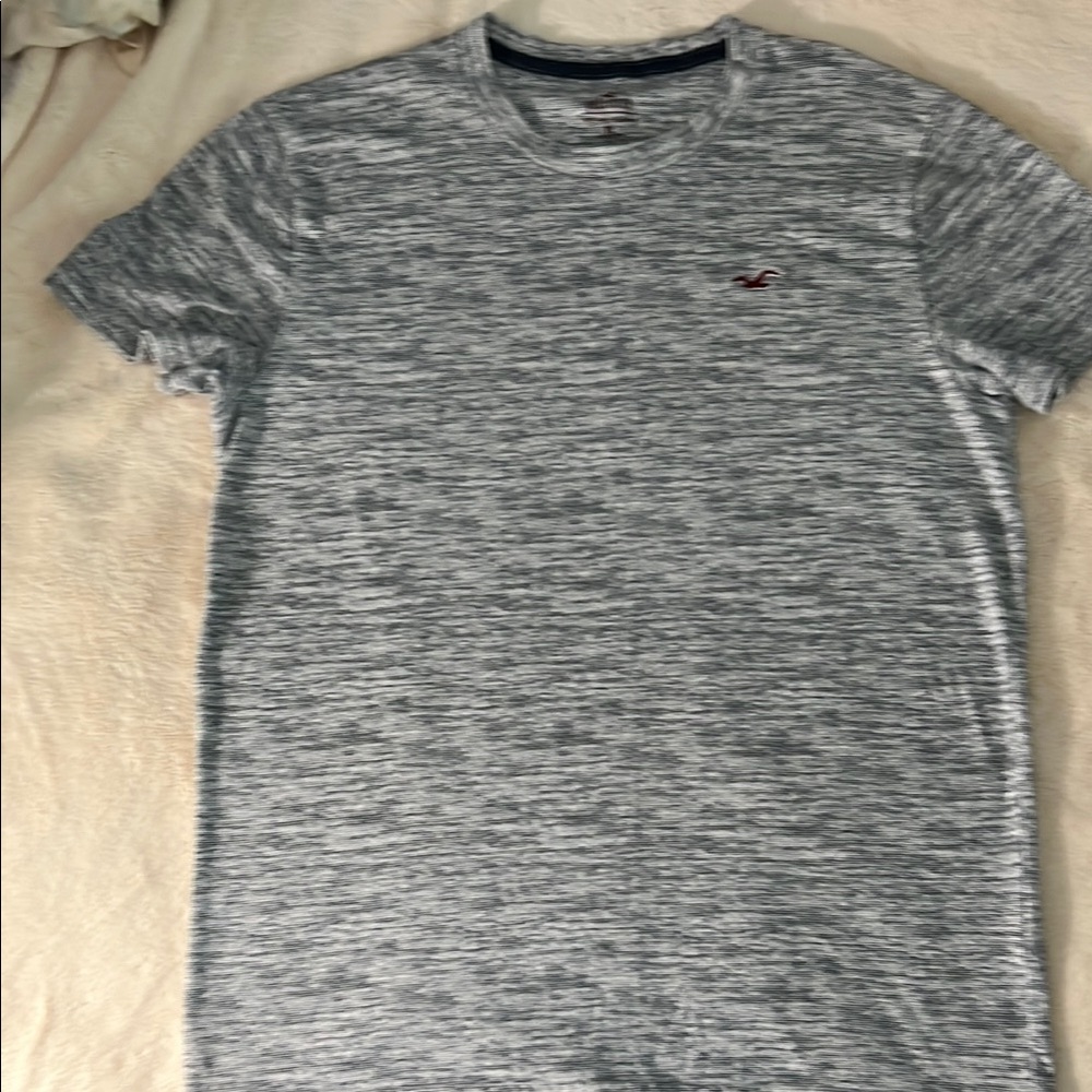 Hollister Gray Short Sleeve Tee Modern Athletic Style